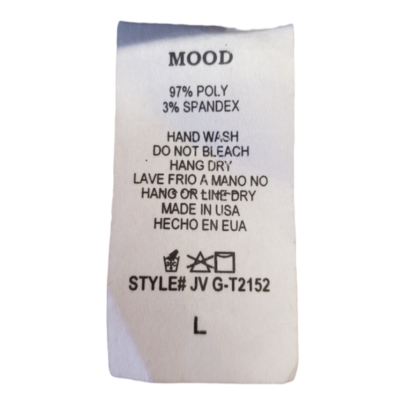 NEW. MOOD Brand. One shoulder strap crop top. Black. Small and large (sku320) - Picture 6 of 6